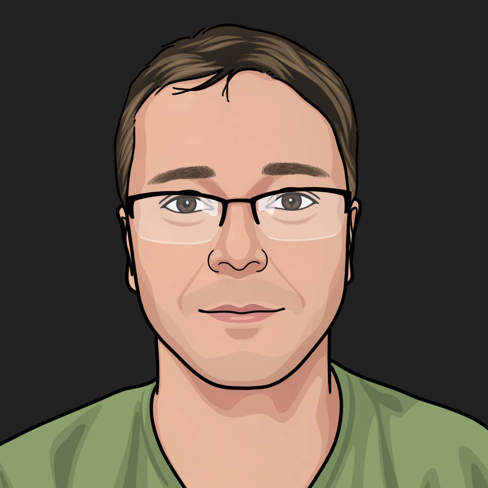 Illustrated portrait of a HOLT team member